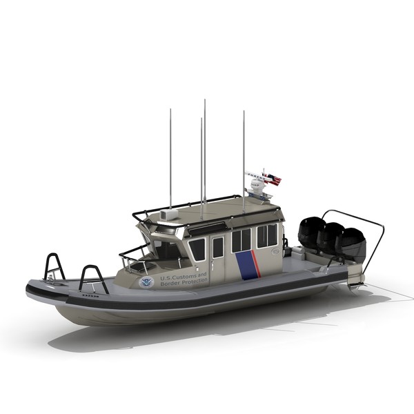 Interceptor Class 33 ft SAFE Boat 3D Models