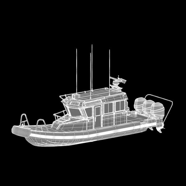 3d cbp safe boat model - Interceptor Class 33 ft SAFE Boat by virtualciti