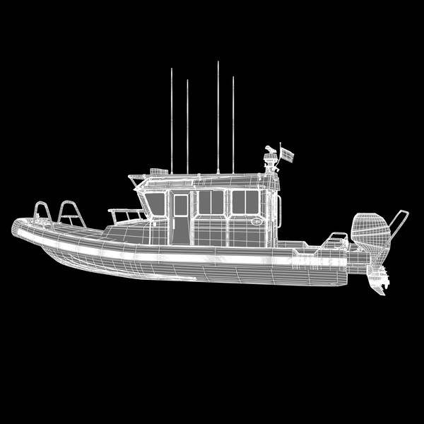 3d cbp safe boat model - Interceptor Class 33 ft SAFE Boat by virtualciti