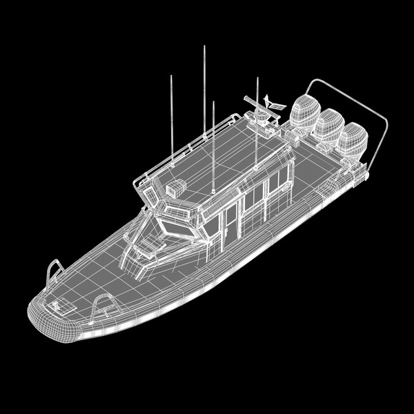 3d cbp safe boat model - Interceptor Class 33 ft SAFE Boat by virtualciti