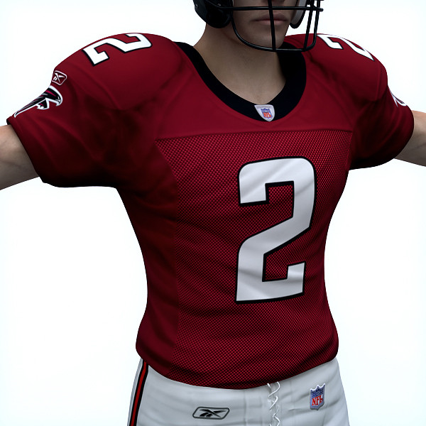 3d 3ds atlanta falcons nfl player - NFL Player Atlanta Falcons by cgshape