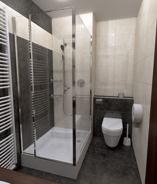 hotel bathroom shower c4d - Hotel Bathroom by rihadavid