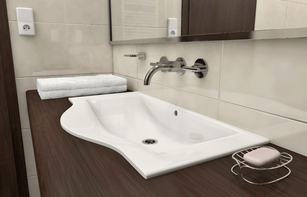 hotel bathroom shower c4d - Hotel Bathroom by rihadavid