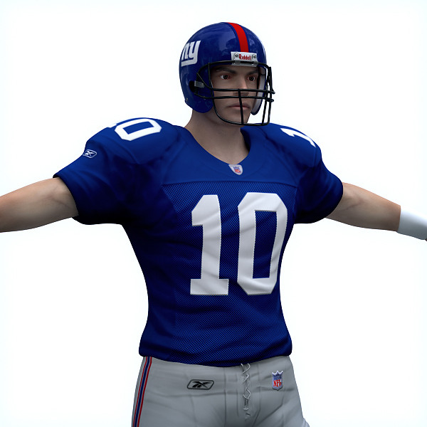 chicago bears nfl player 3d model - NFL Player Chicago Bears by cgshape