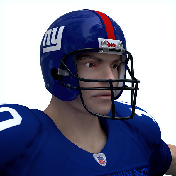 chicago bears nfl player 3d model - NFL Player Chicago Bears by cgshape