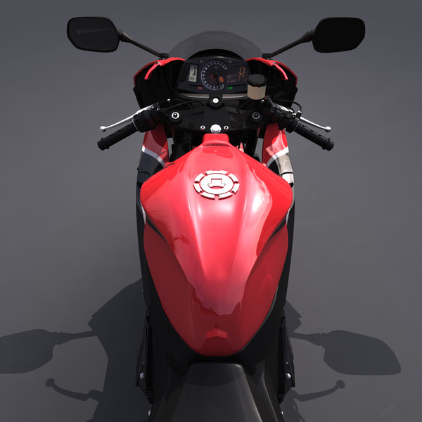 3d model bike honda cbr600rr - Honda cbr600rr by ignisfatuus