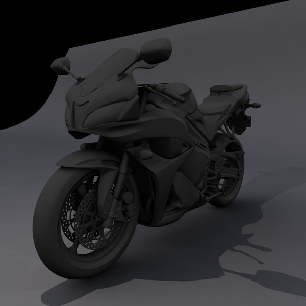 3d model bike honda cbr600rr - Honda cbr600rr by ignisfatuus