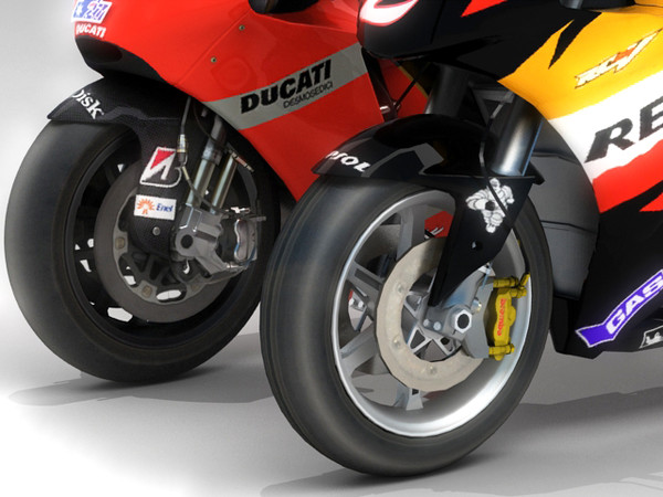 2 motorcycle honda 3d max - Superbike pack 2 by fabelar