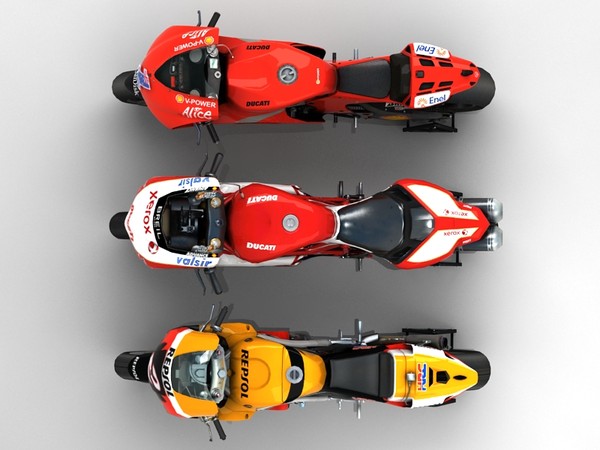 3 motorcycles honda 3d max - Superbike pack 3 by fabelar
