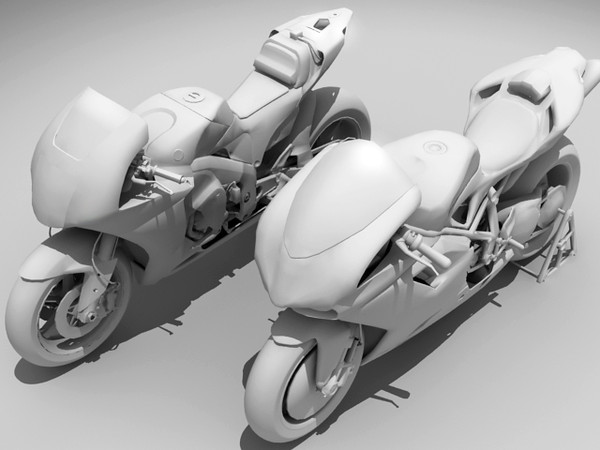 3 motorcycles honda 3d max - Superbike pack 3 by fabelar