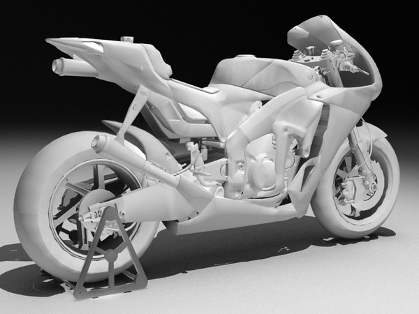 3 motorcycles honda 3d max - Superbike pack 3 by fabelar