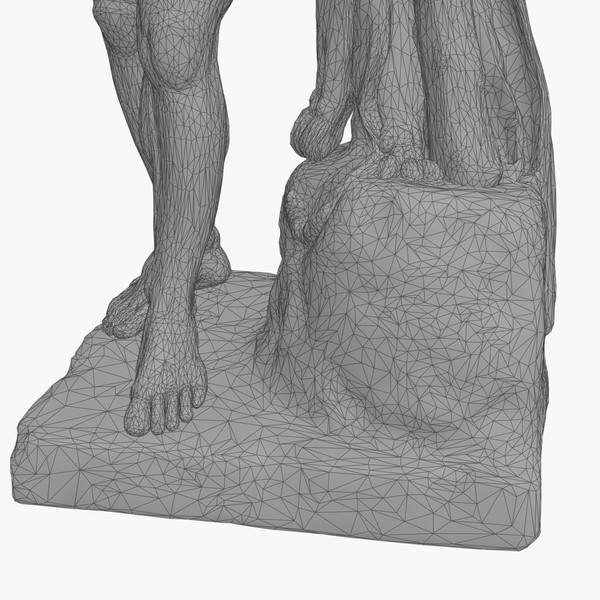 colossal statue hercules farnese 3d max - Hercules Farnese by clay master
