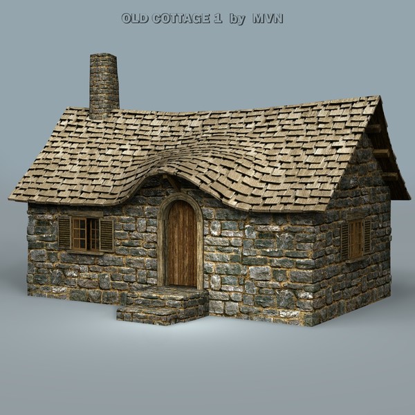 3d model old cottage - Old Cottage 1 by mvn