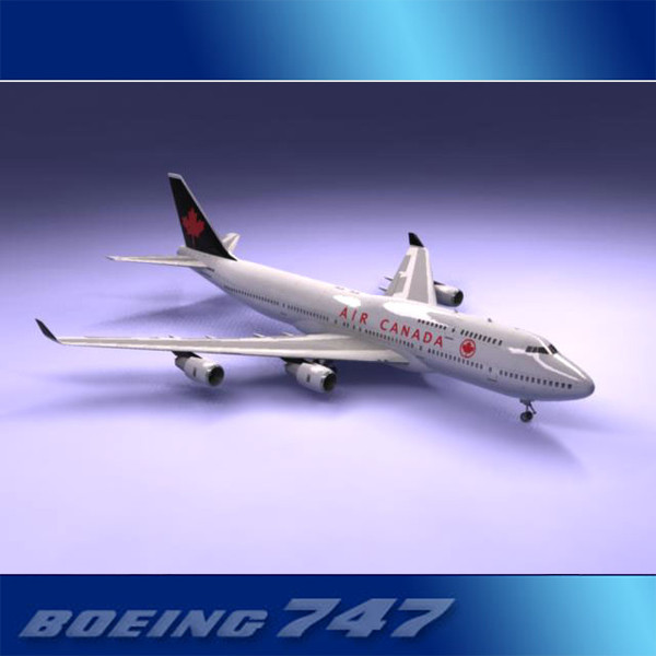 Boeing 747-400 Airliner (Air Canada)