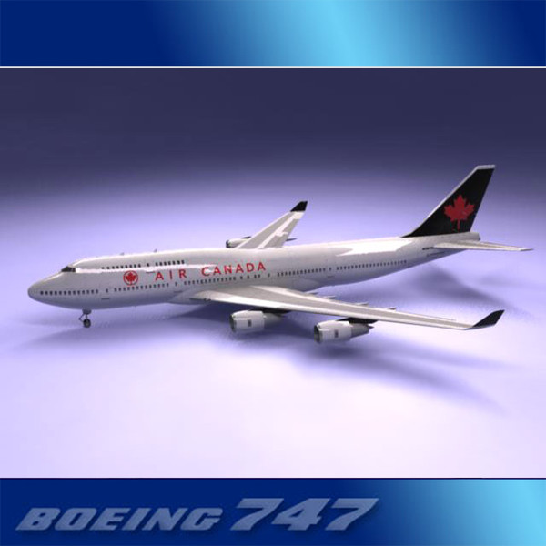 Boeing 747-400 Airliner (Air Canada)