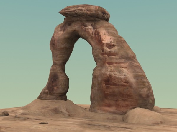 Delicate Arch Rock 3D Models