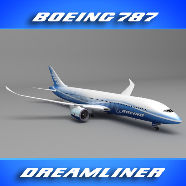3d 787 dreamliner house colors - 787 (House Colors) by PerspectX