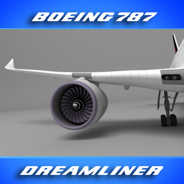 3d 787 dreamliner house colors - 787 (House Colors) by PerspectX