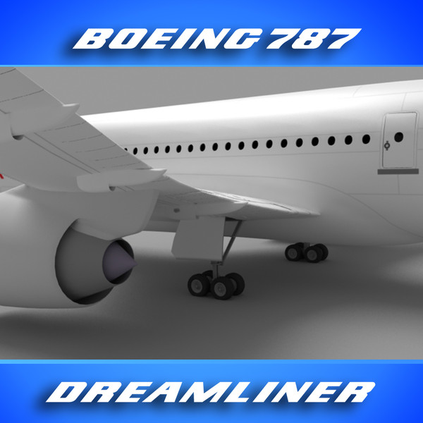3d 787 dreamliner house colors - 787 (House Colors) by PerspectX