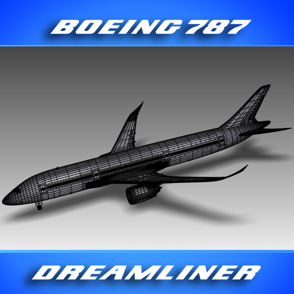 3d 787 dreamliner house colors - 787 (House Colors) by PerspectX