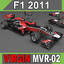F1 2011 Marussia Virgin MVR-02