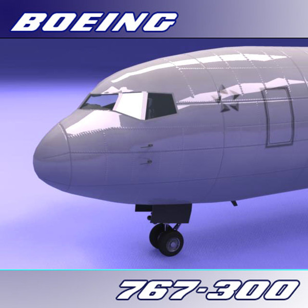 3dsmax 767-300 ups - Boeing 767-300 (UPS) by PerspectX