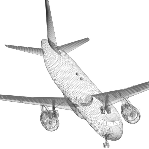 airbus a320 3d model - Airbus A320 Airplane by PedroFaut