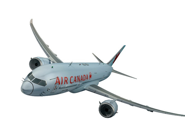 canada airliner 3d 3ds - canada airlines by hahm12