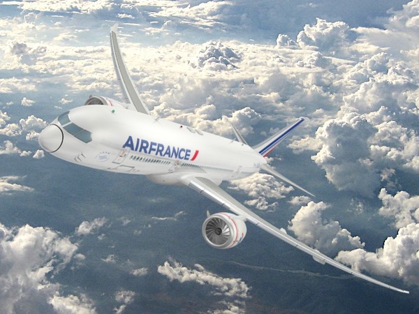 airplane france 3d 3ds - Air France by hahm12