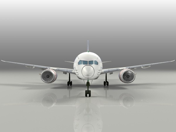 airplane france 3d 3ds - Air France by hahm12