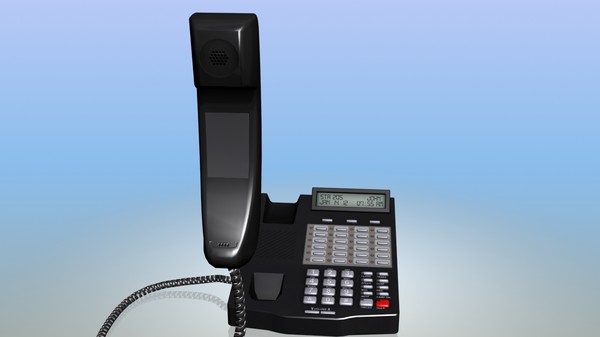 3d 3ds office desk phone - Desktop Phone by PolyPro