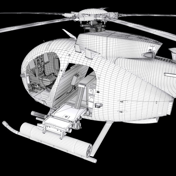 ah-6g little bird forces max - AH-6G Little Bird by NURMS