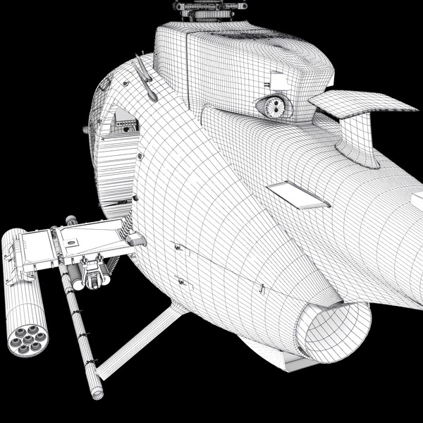 mh-6e little bird 3d max - Little Bird by NURMS