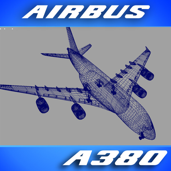 3d airbus a380 virgin airlines - Airbus A380 Airliner (Virgin Airlines) by PerspectX