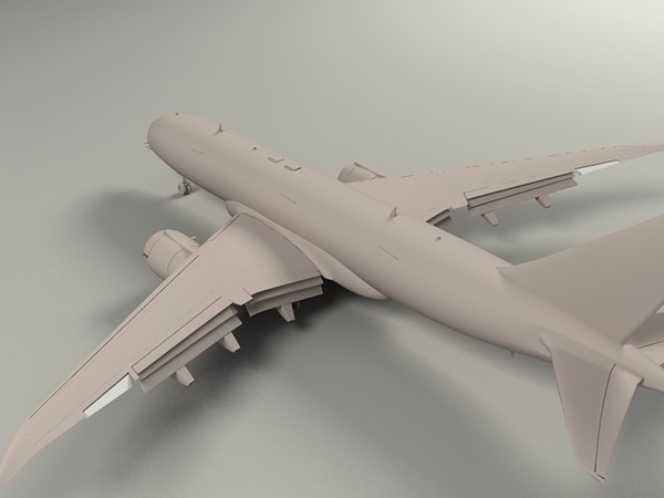 3d model fly emirates - emirates by hahm12