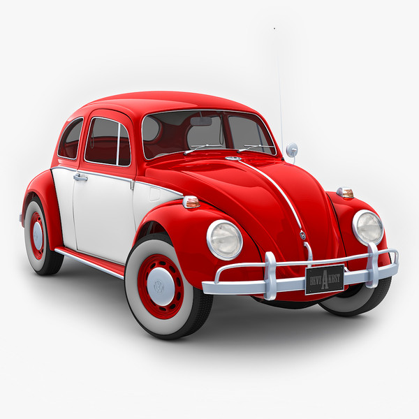 Volkswagen Beetle 1300 1968 3D Models