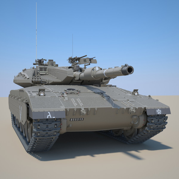 3d idf battle tank merkava - IDF MBT Merkava mk-IIID by Precise3D