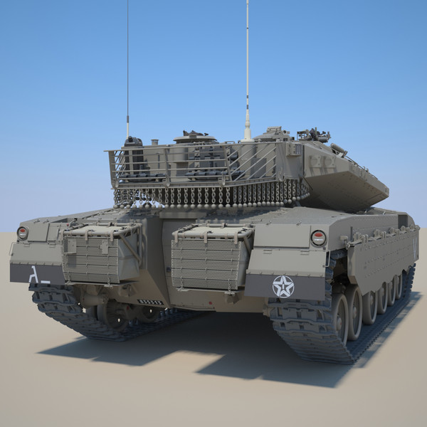 3d idf battle tank merkava - IDF MBT Merkava mk-IIID by Precise3D
