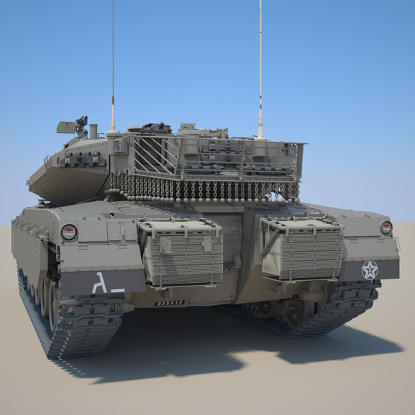 3d idf battle tank merkava - IDF MBT Merkava mk-IIID by Precise3D