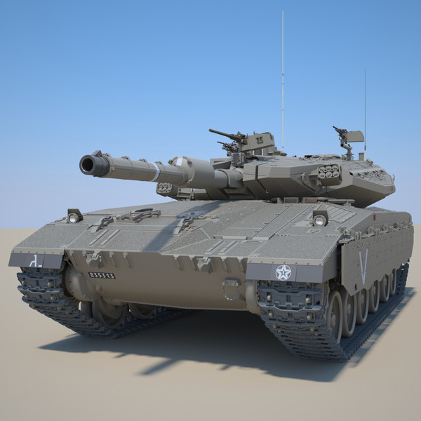 3d idf battle tank merkava - IDF MBT Merkava mk-IIID by Precise3D