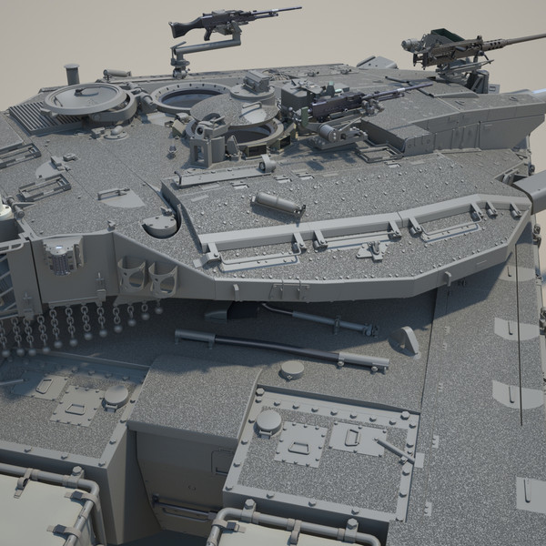 3d idf battle tank merkava - IDF MBT Merkava mk-IIID by Precise3D
