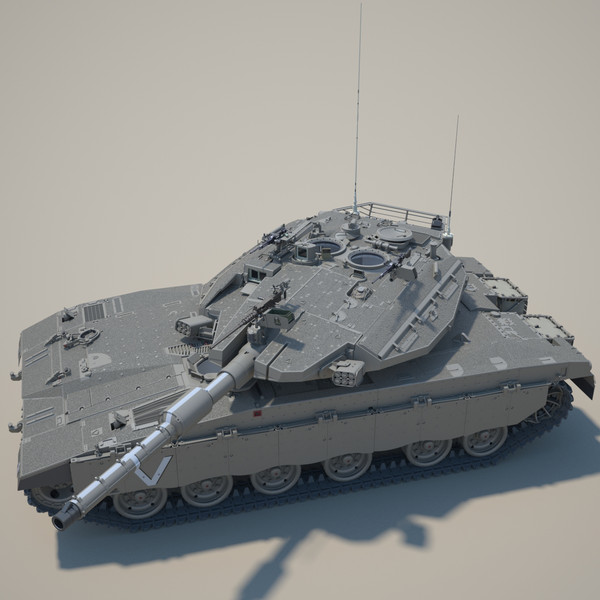 3d idf battle tank merkava - IDF MBT Merkava mk-IIID by Precise3D