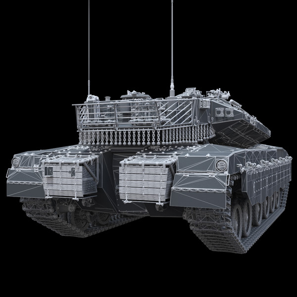 3d idf battle tank merkava - IDF MBT Merkava mk-IIID by Precise3D