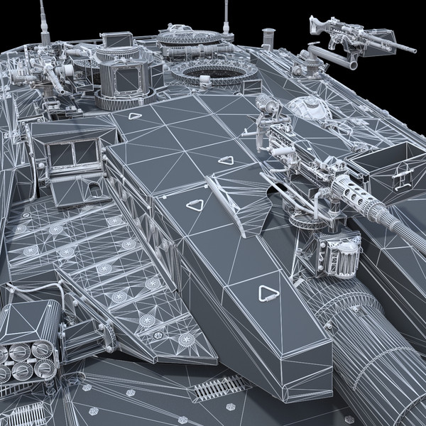 3d idf battle tank merkava - IDF MBT Merkava mk-IIID by Precise3D