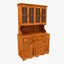 Rustic Pine Hutch