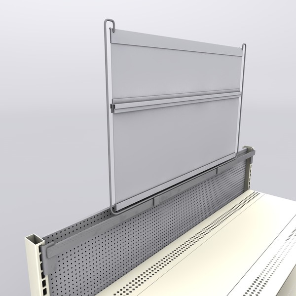 walmart endcap header 3d model - End Cap by ldikarev