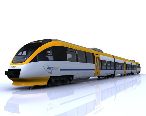 3d model talent passenger train eurobahn - BR643 Talent of Eurobahn by AliceFromLake