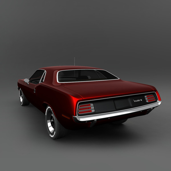 3d plymouth barracuda 69 model - Plymouth Barracuda 69 by mariusce