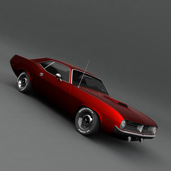 3d plymouth barracuda 69 model - Plymouth Barracuda 69 by mariusce