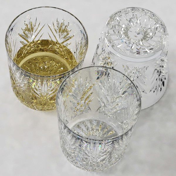 3d cut glass - Whisky Glass by Gravistar